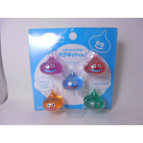 Dragon Quest Smile Slime Clear Magnet Set of 5