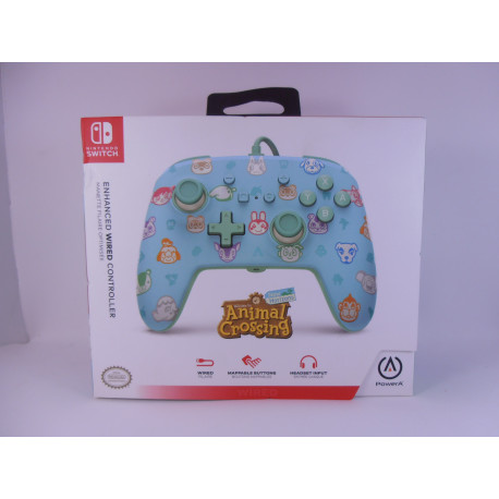 Nintendo Switch Enhaced Wired Controller - Animal Crossing New Horizons