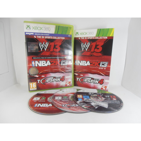 WWE 13 - NBA 2K13 - Top Spin 4